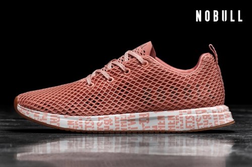 NOBULL Mesh Womens Running Shoes Coral UK-NMJ34